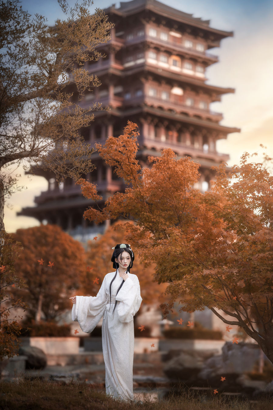 国风改良汉服写真 · 汉中兴汉胜境景区其他风格客片第21张 - 汉影记汉服馆