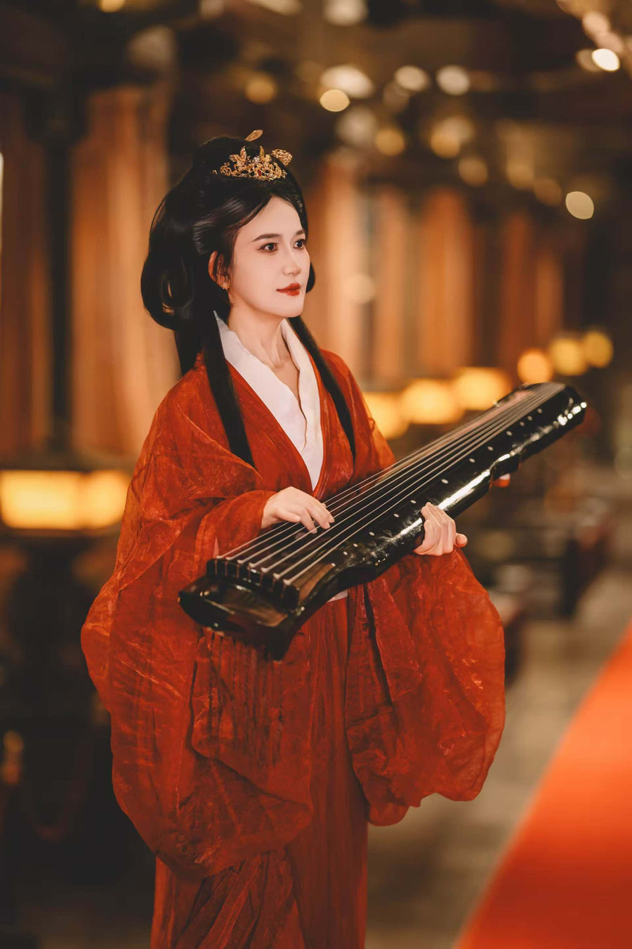 战国袍深衣汉服写真 · 汉中兴汉胜境景区战国袍客片第41张 - 汉影记汉服馆