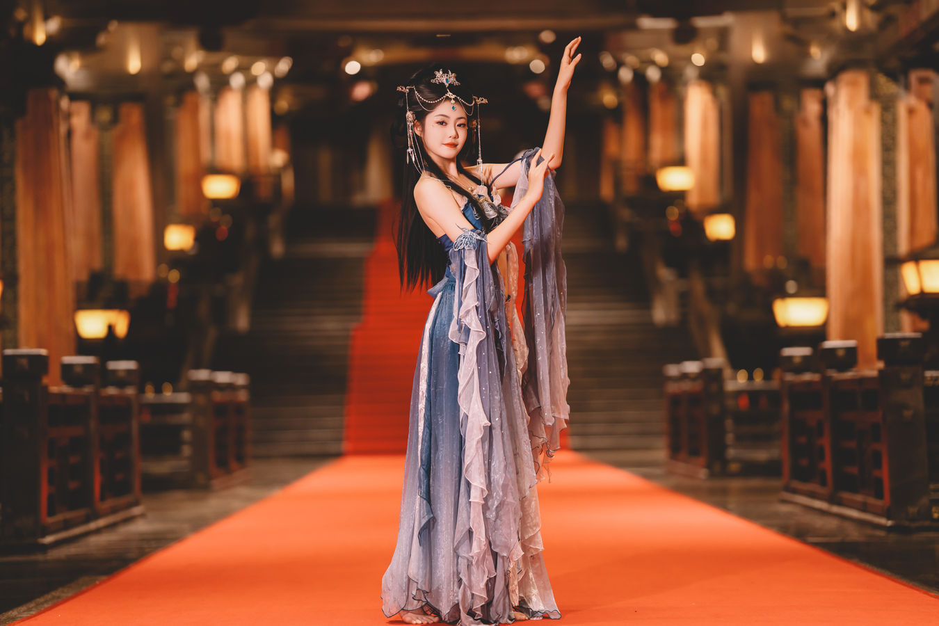 国风改良汉服写真 · 汉中兴汉胜境景区其他风格客片第10张 - 汉影记汉服馆