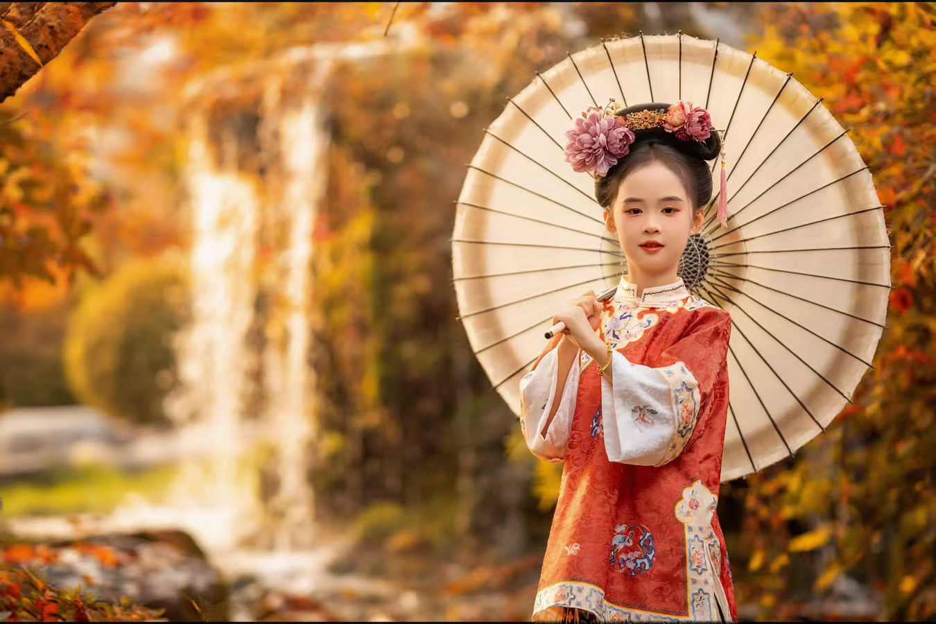 儿童汉服亲子写真 · 汉中兴汉胜境景区儿童汉服客片第3张 - 汉影记汉服馆