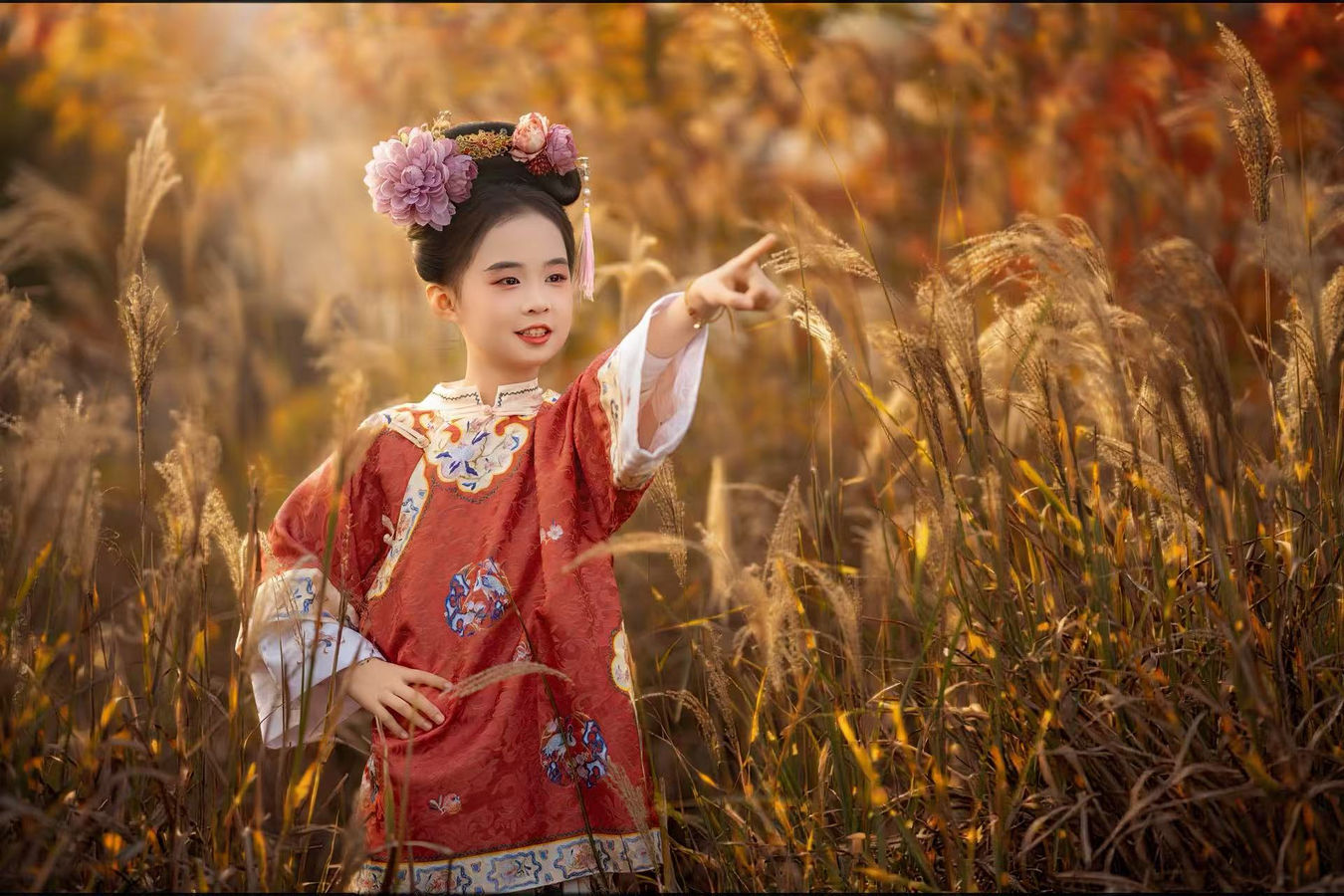 儿童汉服亲子写真 · 汉中兴汉胜境景区儿童汉服客片第4张 - 汉影记汉服馆