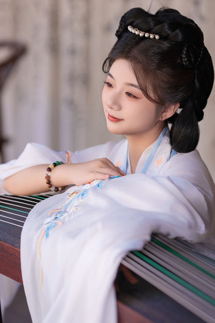 魏晋风宽袍大袖汉服写真 · 汉中兴汉胜境景区魏晋风客片第9张 - 汉影记汉服馆