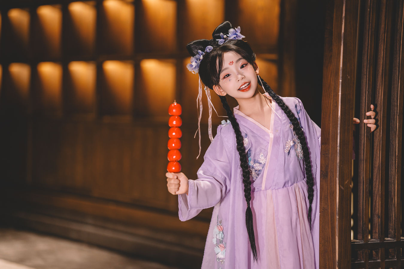 儿童汉服亲子写真 · 汉中兴汉胜境景区儿童汉服客片第2张 - 汉影记汉服馆