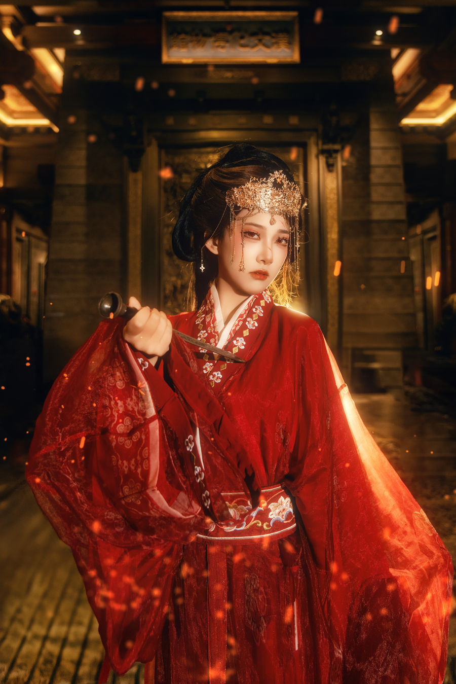 战国袍深衣汉服写真 · 汉中兴汉胜境景区战国袍客片第6张 - 汉影记汉服馆