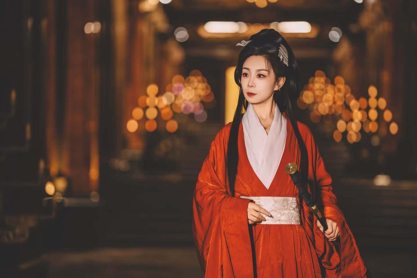 战国袍深衣汉服写真 · 汉中兴汉胜境景区战国袍客片第26张 - 汉影记汉服馆