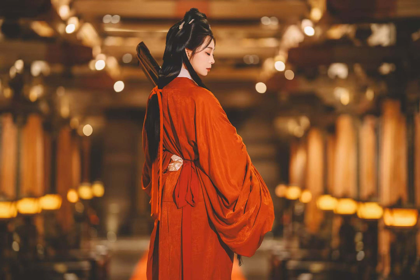 战国袍深衣汉服写真 · 汉中兴汉胜境景区战国袍客片第36张 - 汉影记汉服馆