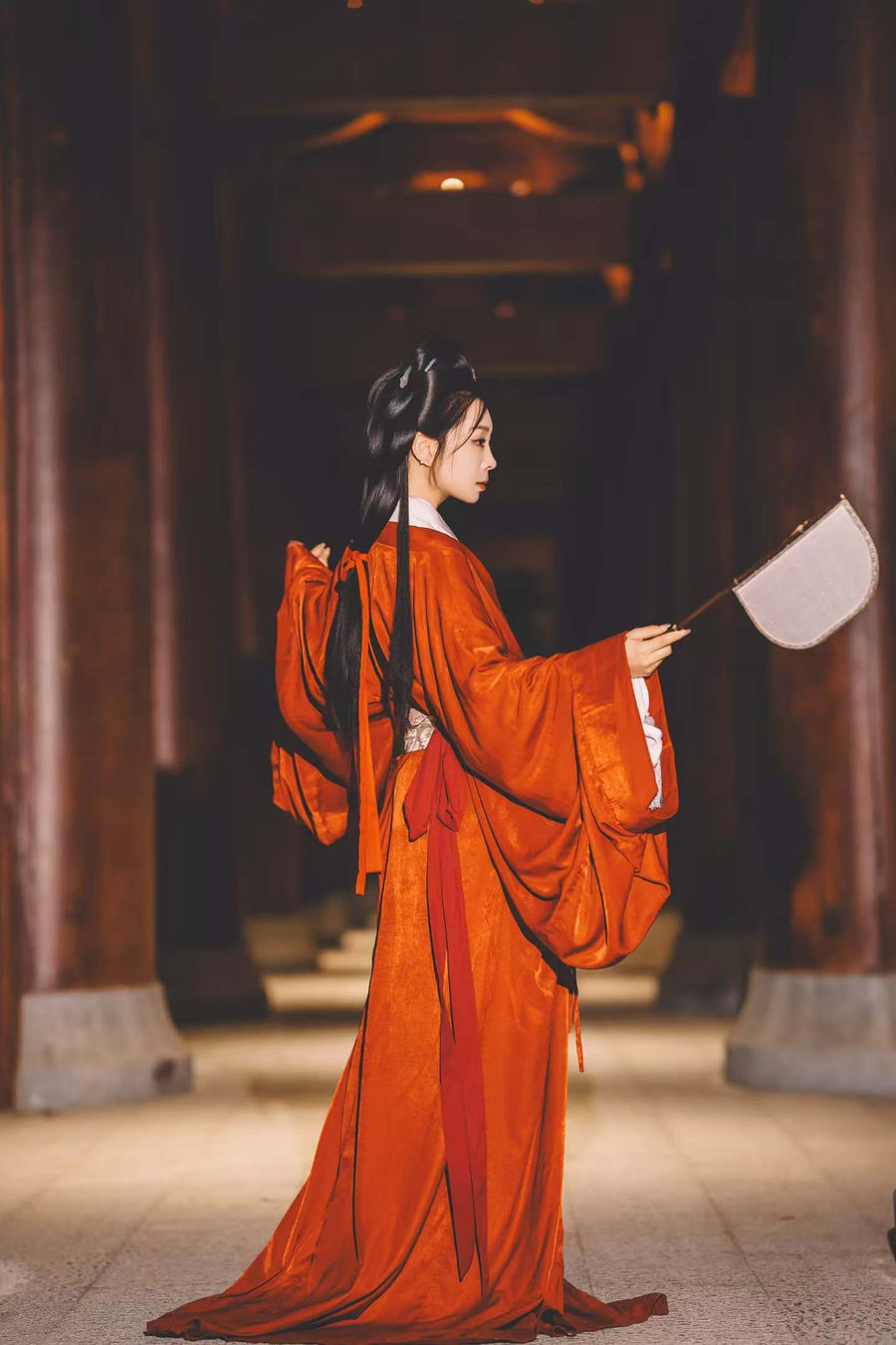 战国袍深衣汉服写真 · 汉中兴汉胜境景区战国袍客片第12张 - 汉影记汉服馆