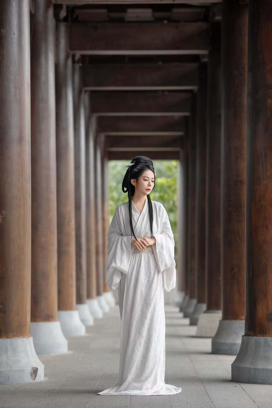 战国袍深衣汉服写真 · 汉中兴汉胜境景区战国袍客片第18张 - 汉影记汉服馆
